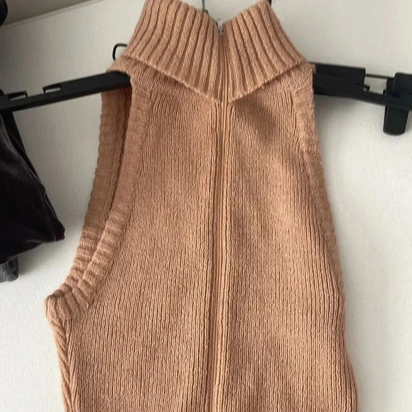 Vintage BARGELLO Wool Blend Knit Turtleneck Sweatdress w/Sweater- Size 9 - Picture 9 of 11